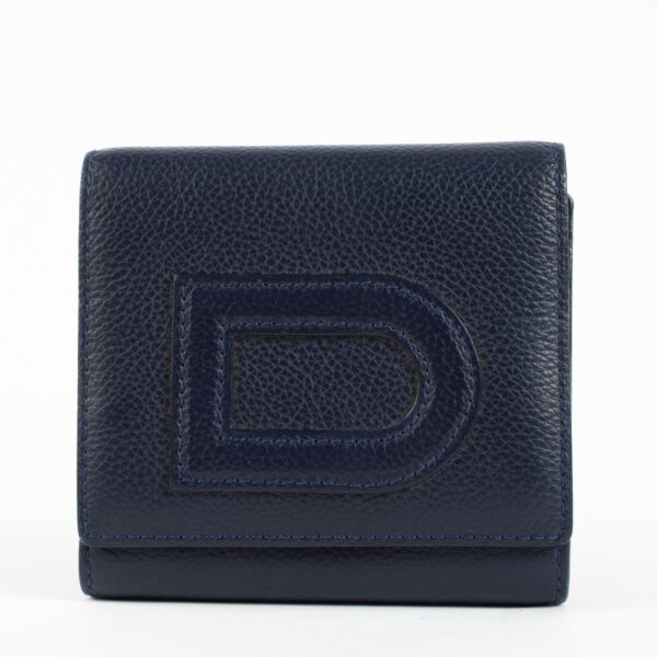 Authentic second hand Delvaux Blue Louise Wallet on Labellov.com 