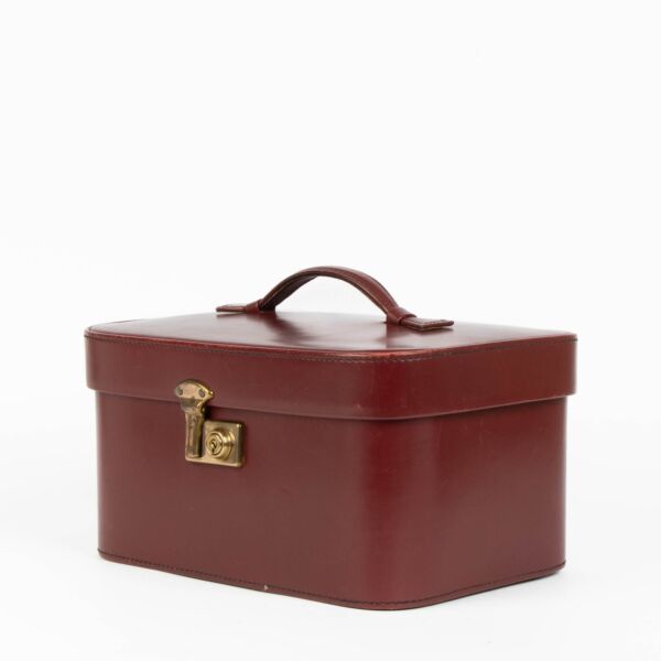 Delvaux Burgundy Beauty Case