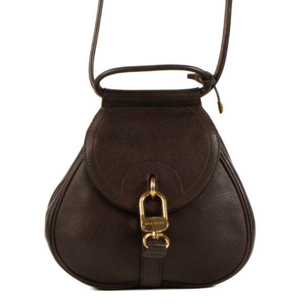Shop 100% authentic second-hand Delvaux Brown Mini Cerceau Bag on Labellov.com