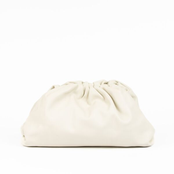 Bottega Veneta White The Pouch Bag