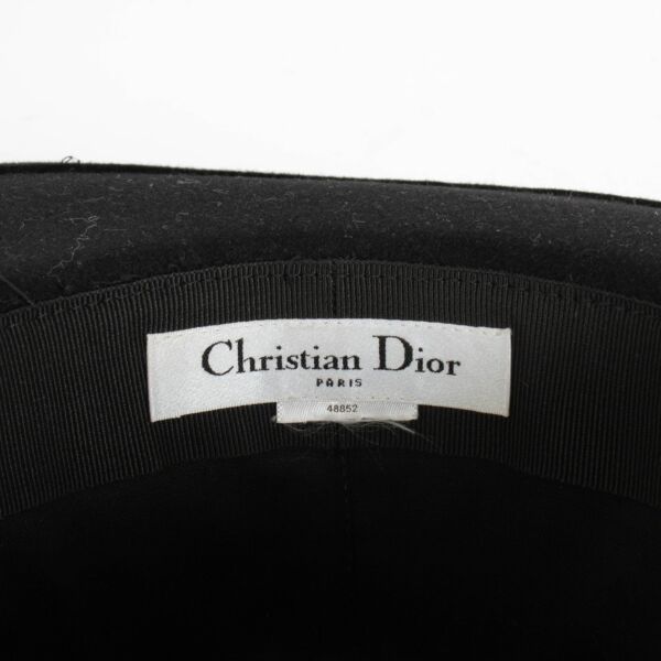 Christian Dior Black Hat - Size 56
