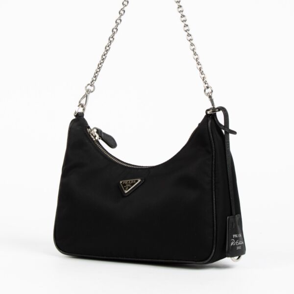 Prada 2005 Re-edition Black Nylon Crossbody 