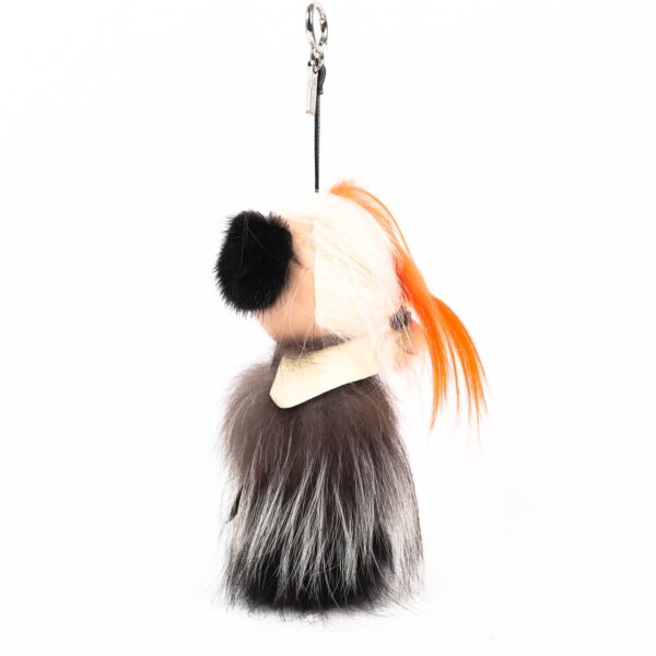 Fendi Multicolor Karl Lagerfeld Fur Bag Charm