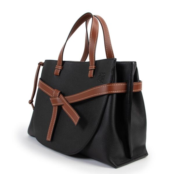 Loewe Black Gate Tote Bag 