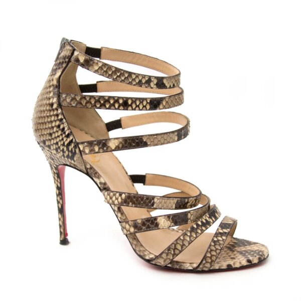 Louboutin Python Sandals koop veilig online aan de beste prijs 