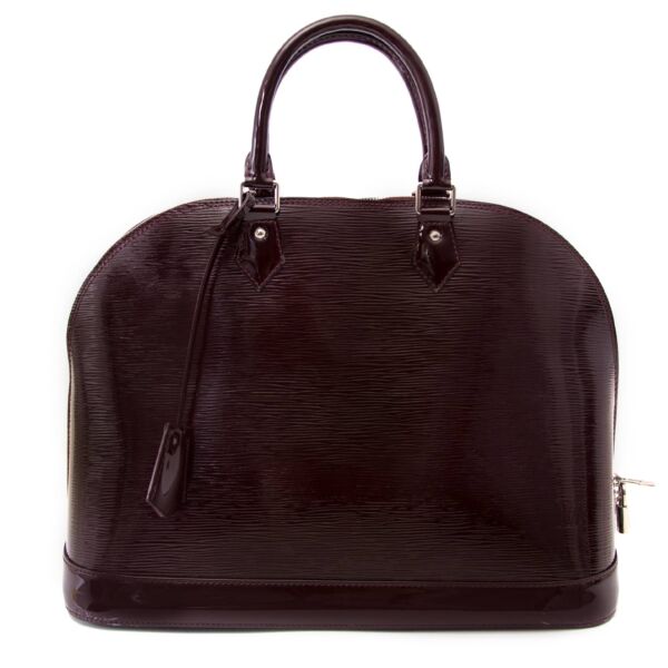 shop safe online your secondhand Louis Vuitton Alma Epi Prune MM