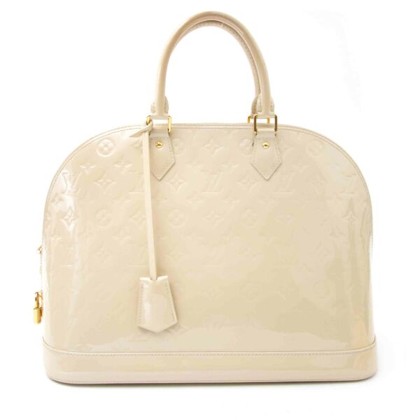 Louis Vuitton Alma Vernis GM for sale www.labellov.com, 100% real vintage, designer brands. 