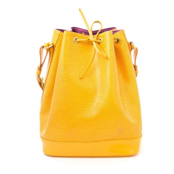 Louis Vuitton Big Noé Yellow Epi Leather Shoulder Bag