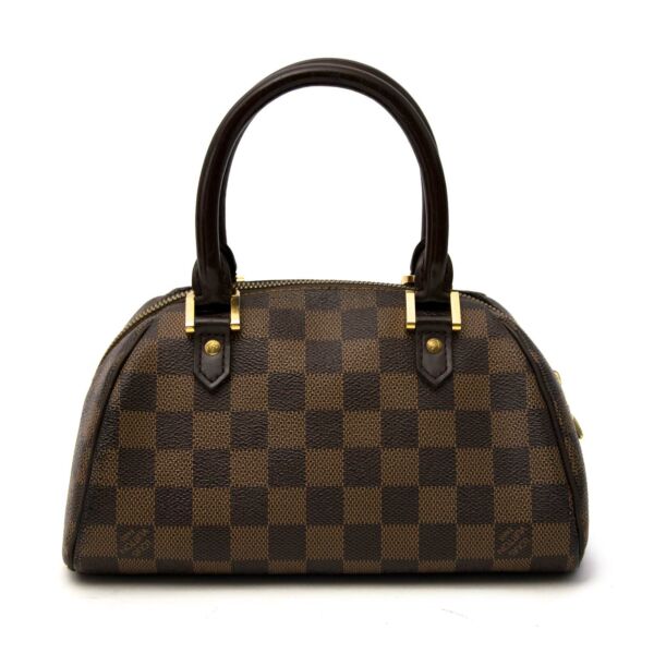Louis Vuitton Damier Ebene Bowler Bag Mini for sale at Labellov secondhand