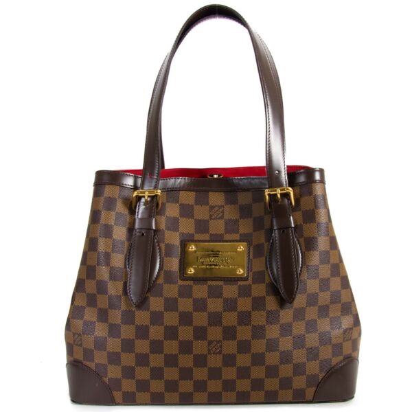 Louis Vuitton Damier Ebene Hampstead MM now for sale at labellov vintage fashion webshop belgium