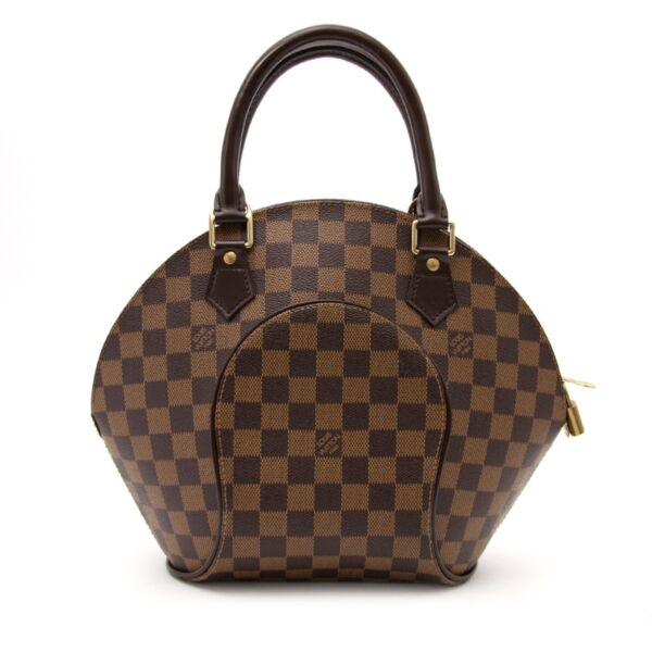 Authentieke Louis Vuitton Damier Ebene Ellipse te koop in België Antwerpen of online op de luxe webshop www.labellov.com.