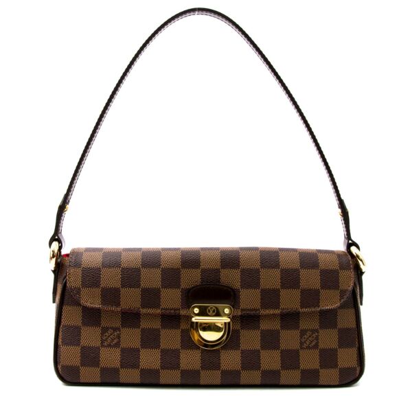 Louis Vuitton Damier Gold Clasp Shoulder Bag for sale online