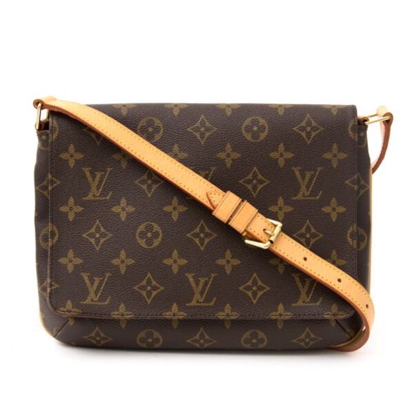 shop safe online aseconde hand designer Louis Vuitton Musette Tango Monogram