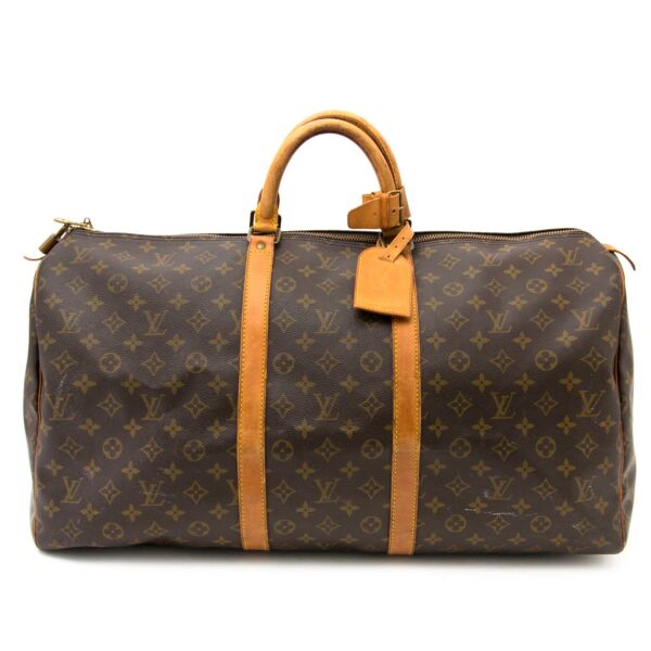 koop veilig online tweedehands Louis Vuitton Keepall 55 aan de beste prijs 100% authentiek