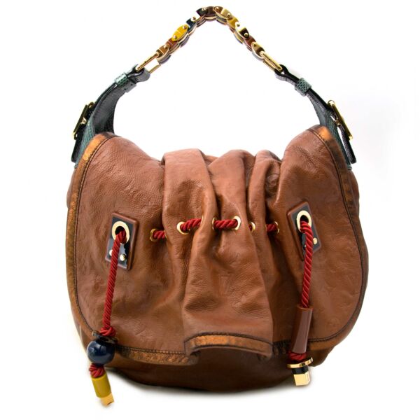Louis Vuitton Limited Edition Masala Brown Epices Monogram Leather Kalahari GM Shoulder Bag
