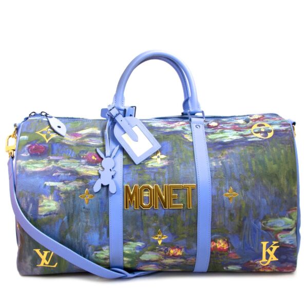louis vuitton monet keepall 50 now for sale at labellov vintage fashion webshop belgium