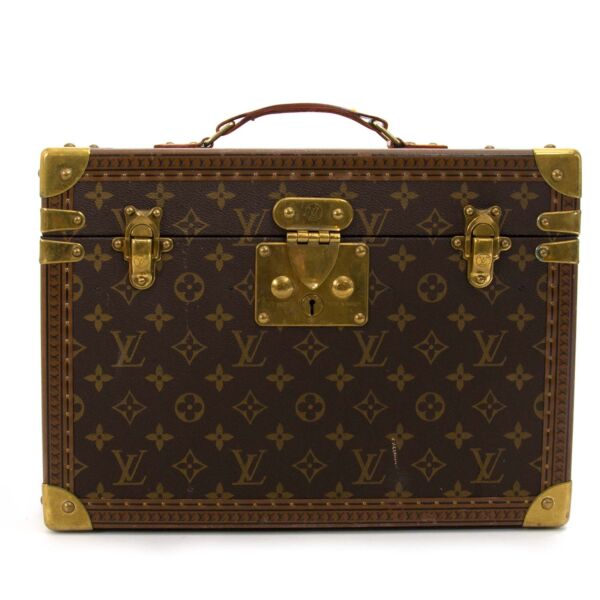 Louis Vuitton Vintage Monogram Travel Trunk Case 