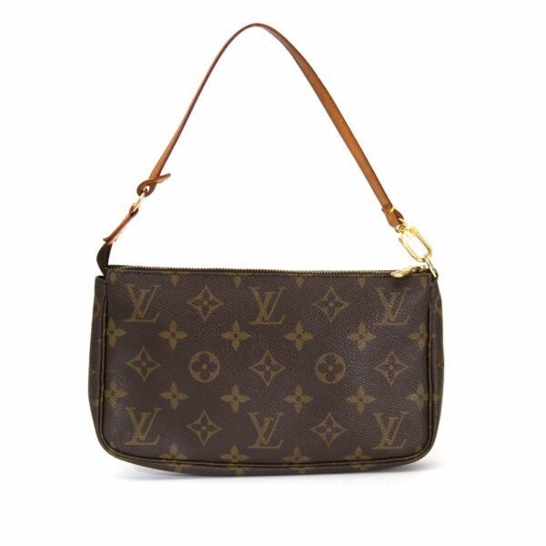 buy safe online secondhand Louis Vuitton Monogram Pochette NM onlien webshop designer luxury bags labellov.com 