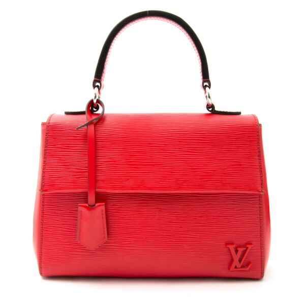 Louis Vuitton Cluny Epi Red Leather for sale online at Labellov