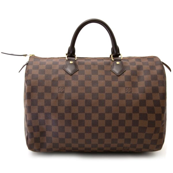 searching for a luxury secondhand Louis Vuitton Damier Ebène Speedy 35? 