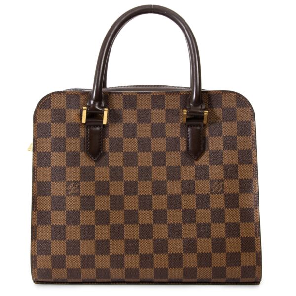 louis vuitton damier ebene triana handbag now for sale at labellov vintage fashion webshop belgium