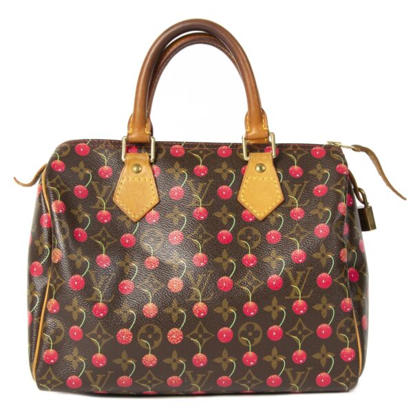 Louis Vuitton Murakami Cerises Cherry Speedy 25 Bag