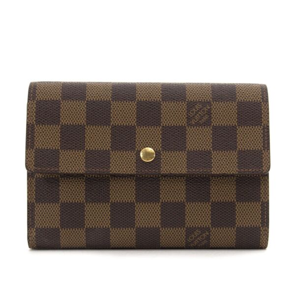 Louis Vuitton Medium Trifold Damier Ebene Wallet