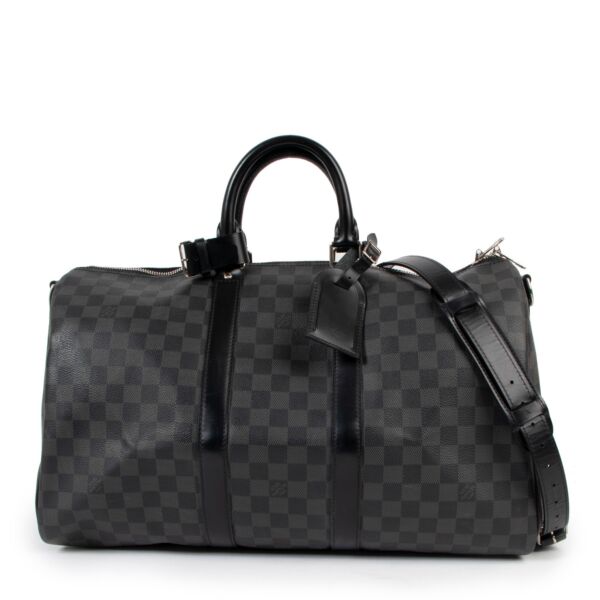 Louis Vuitton Keepall Bandoulière 45 Damier Graphite Canvas