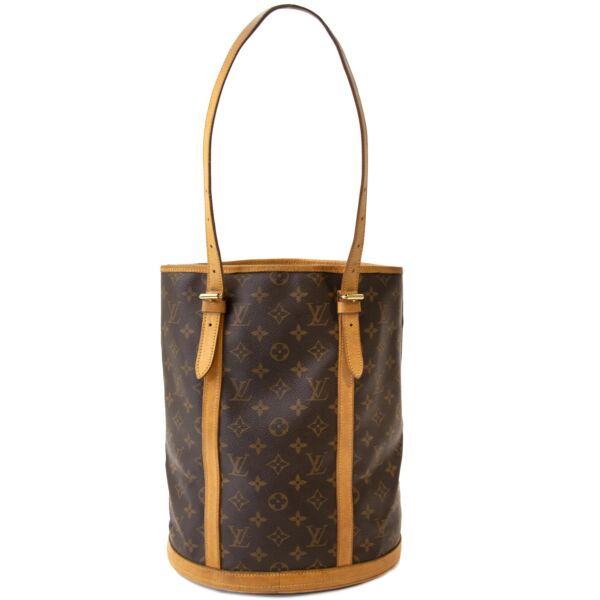 Authentic second hand vintage Louis Vuitton Bucket Tote Bag buy online webshop LabelLOV
