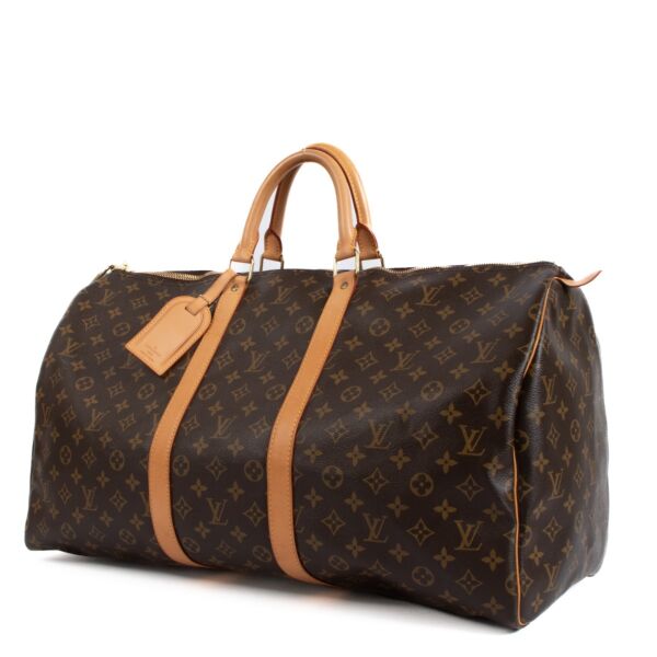 Louis Vuitton Keepall 55 Monogram Travel Bag