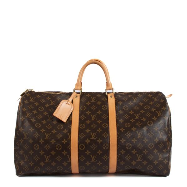 Louis Vuitton Keepall 55 Monogram Travel Bag