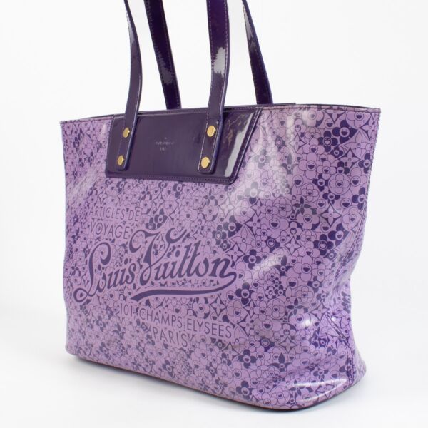 Louis Vuitton Murakami Purple Cosmic Tote Bag