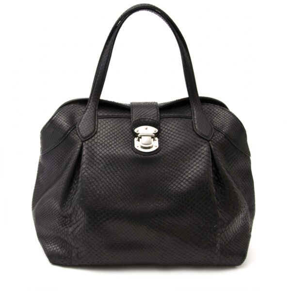 Louis Vuitton Limited Python Cirrus Top Handle Bag 