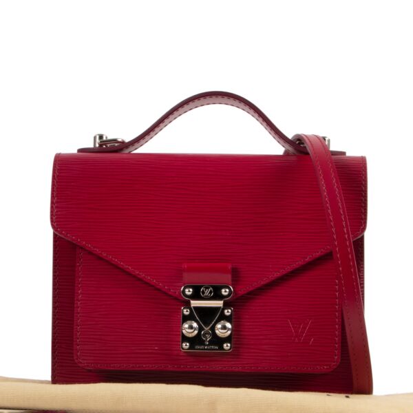 Louis Vuitton Fuchsia Epi Leather Monceau BB Bag