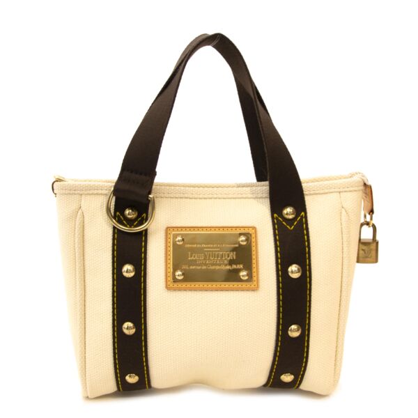  Louis Vuitton Toile Canvas Antigua Cabas PM 