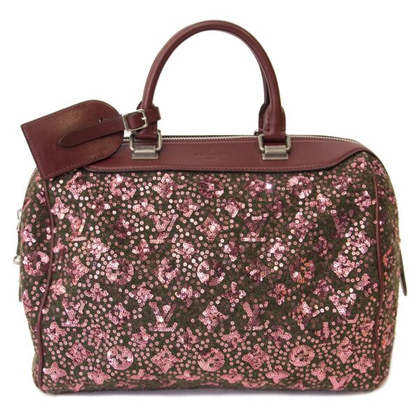 Louis Vuitton Limited Burgundy Speedy Sunshine Express 