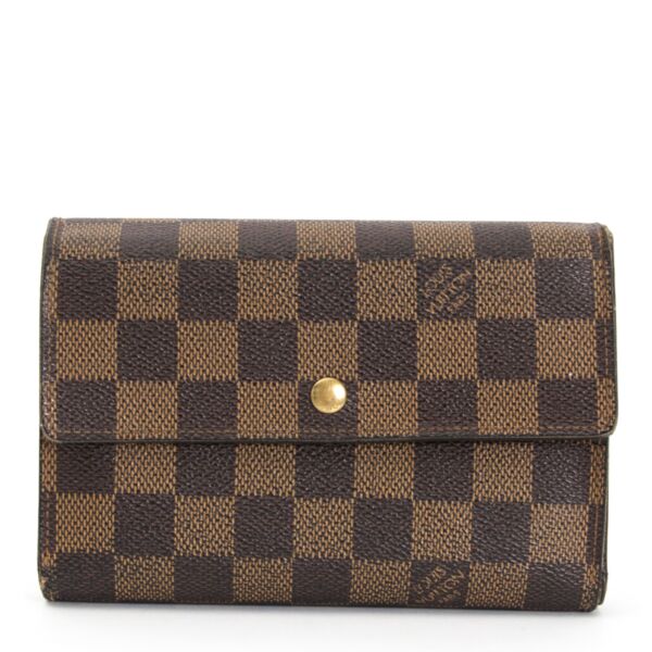 koop veilig online jouw tweedehands Louis Vuitton Damier Ebene Wallet