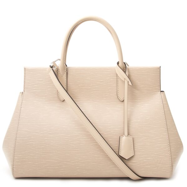 acheter en ligne pour le meilleur prix sac a main Louis Vuitton Epi Beige . 