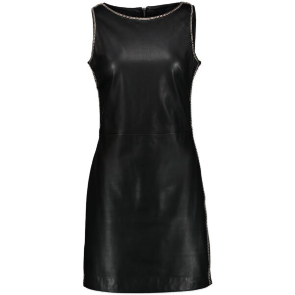 Love Moschino Leather Dress EU34 -  for sale online at Labellov secondhand luxury