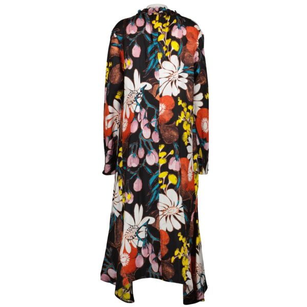 Marni Floral Printed Silk Dress - Size IT40