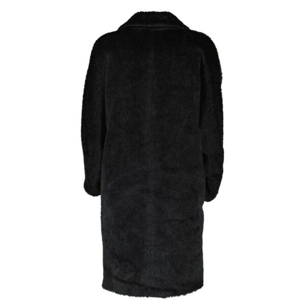 Max Mara Studio Black Apaca Wool Coat - Size FR36