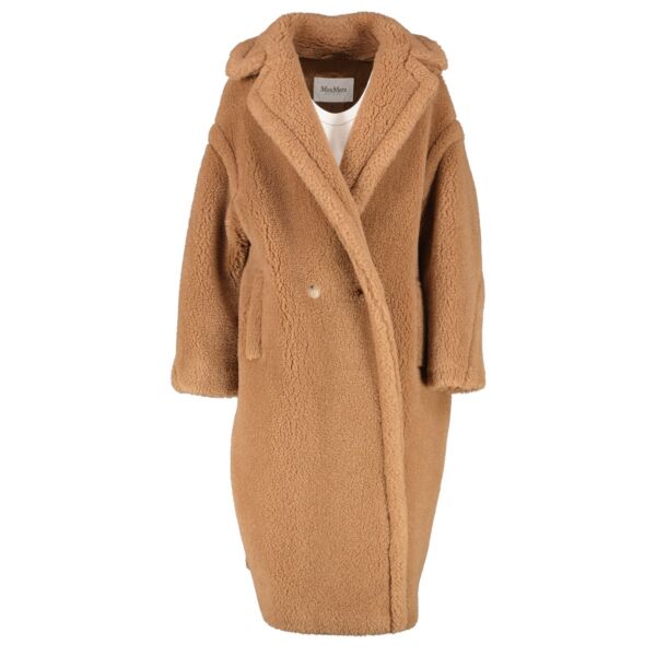 shop 100% authentic second hand Max Mara Teddy Bear Icon Camel Coat - size M on Labellov.com