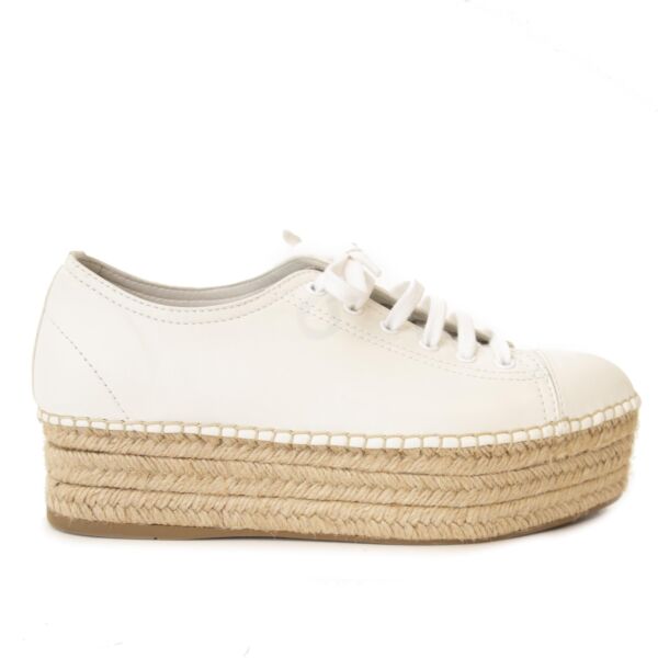 Miu Miu Flatform Espadrille Shoes for the best price at Labellov