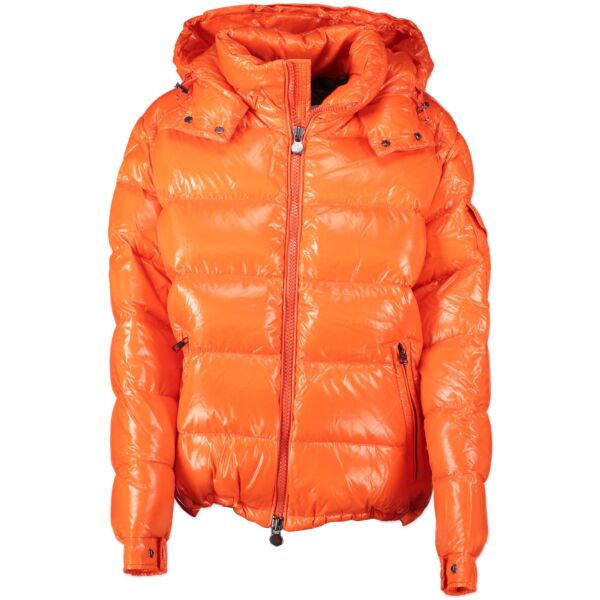 Moncler Orange Puffer Jacket - Size 2 - kopen en verkopen aan de beste prijs online