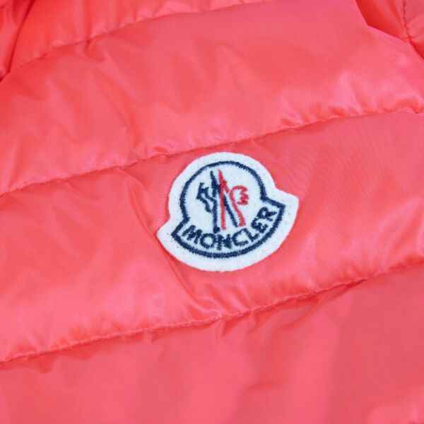 Moncler Pink Sleeveless Lightweight Down Gillet - Size 3