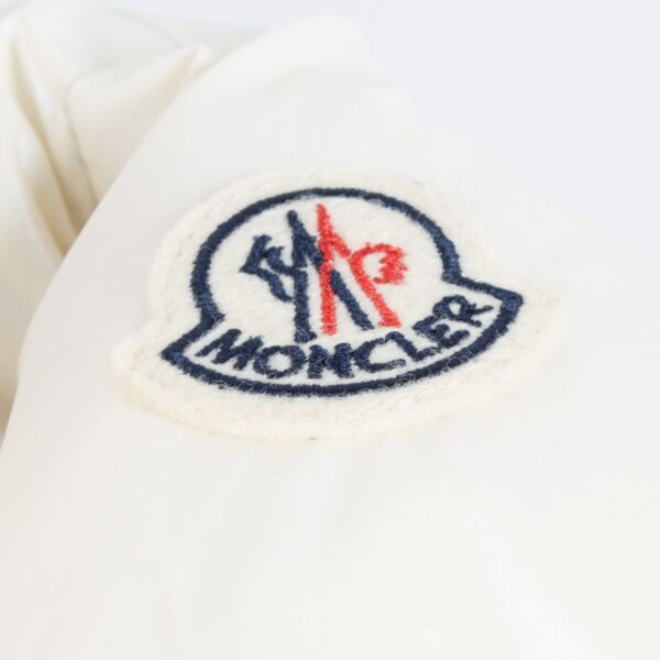 Moncler Pearly White Down Jacket - Size 3