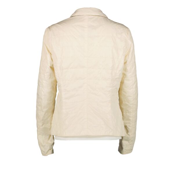 Moncler Venan Giacca White Lightweight Jacket - Size 2