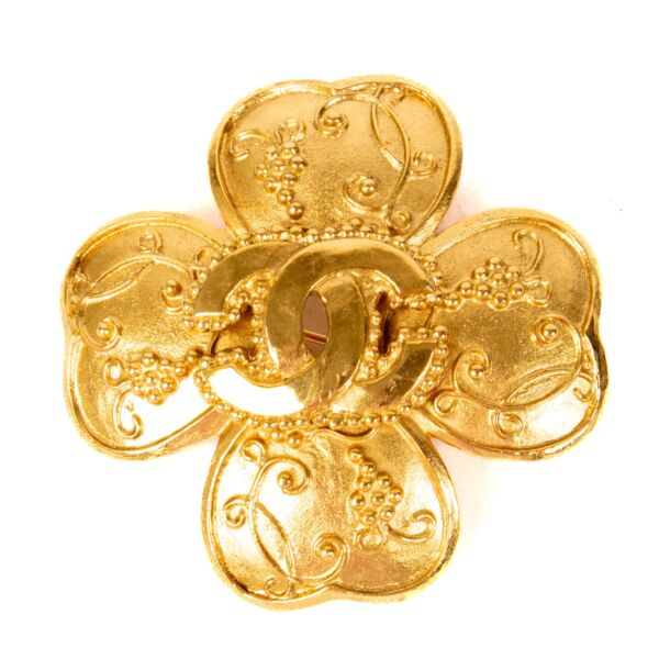 Shop 100% authentic Chanel Gold 95A Brooch at Labellov.com.