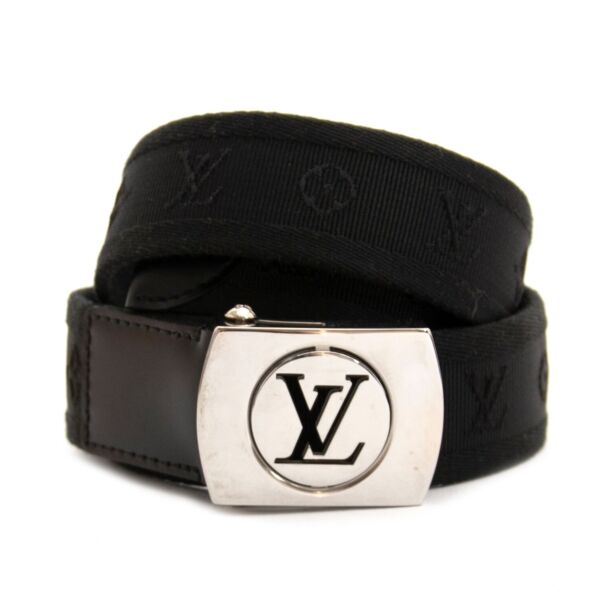 Louis Vuitton Black LV Buckle Belt 