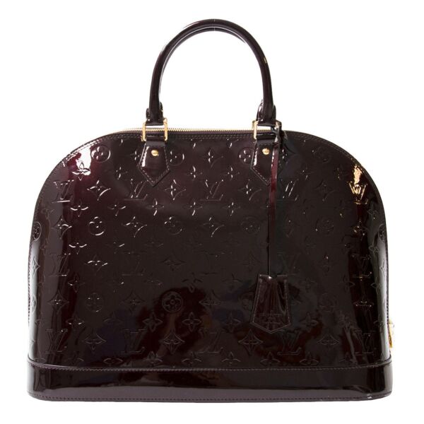 Louis Vuitton Alma MM Rouge Fauviste Vernis